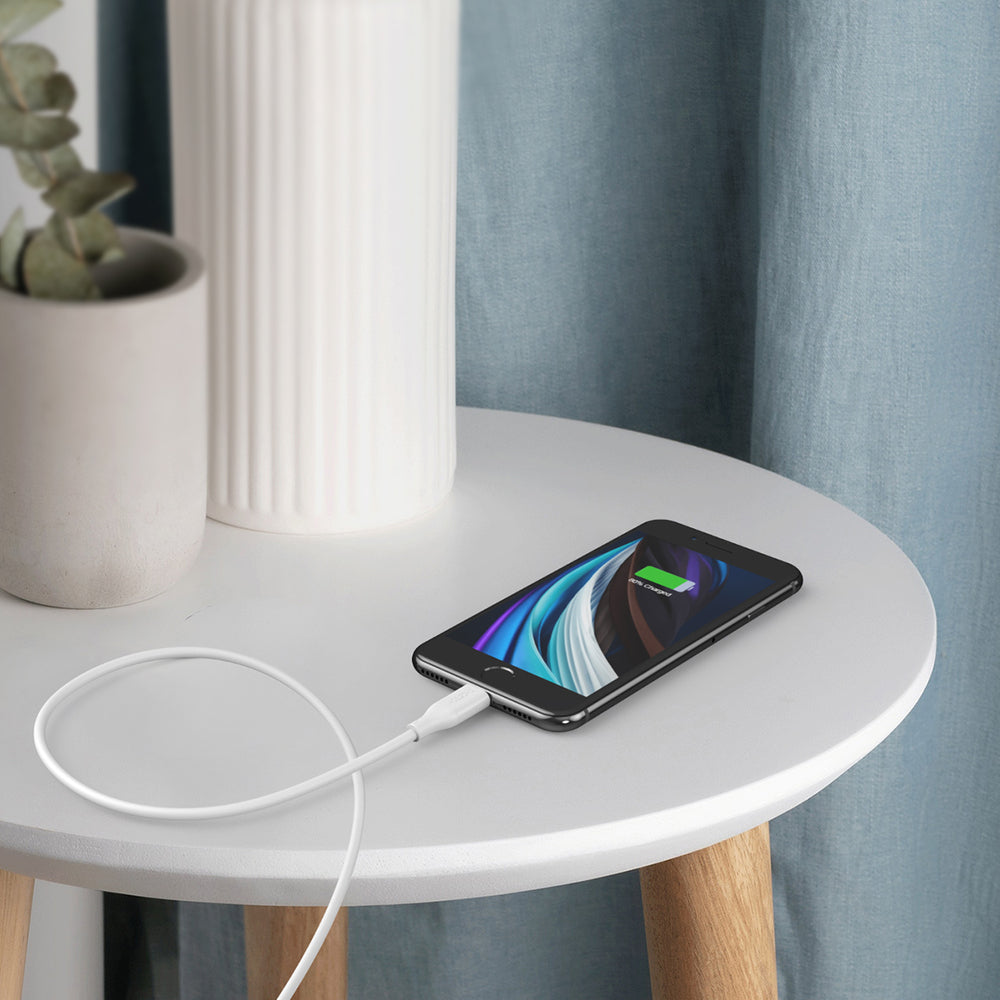 Choetech IP0040 USB-C / Lightning MFi PD 30W 1,2 m kabel - hvid