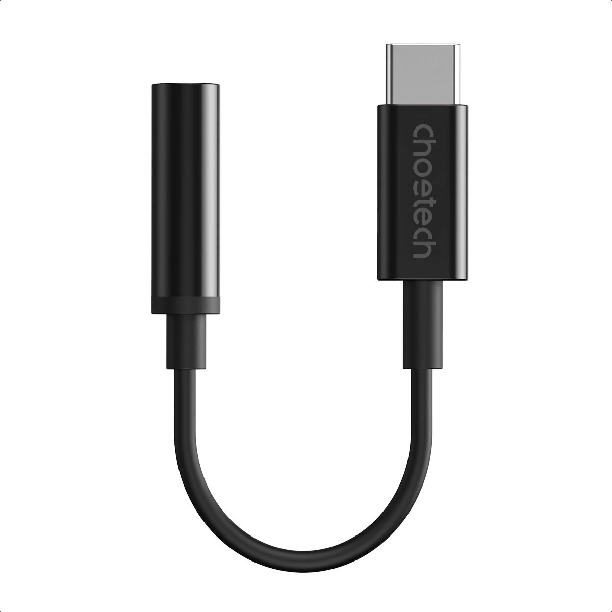 Choetech AUX003 USB-C / DC 3,5 mm lydadapter - sort