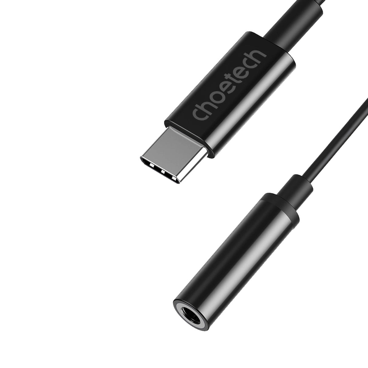 Choetech AUX003 USB-C / DC 3,5 mm lydadapter - sort