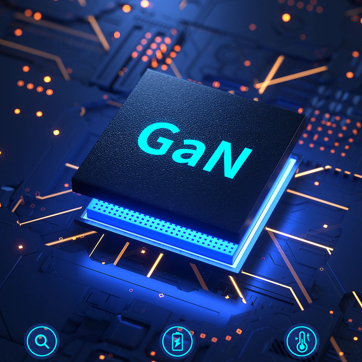 Choetech PD5020 35W EU/US/AUS/UK Travel Adapter med indbygget USB-C-kabel - sort