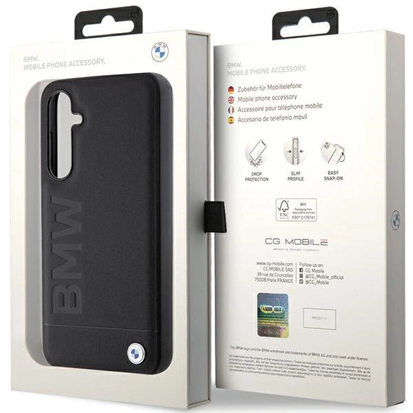 BMW BMHCS23FESLLBK S23 FE S711 sort/sort læder varmt stemplet