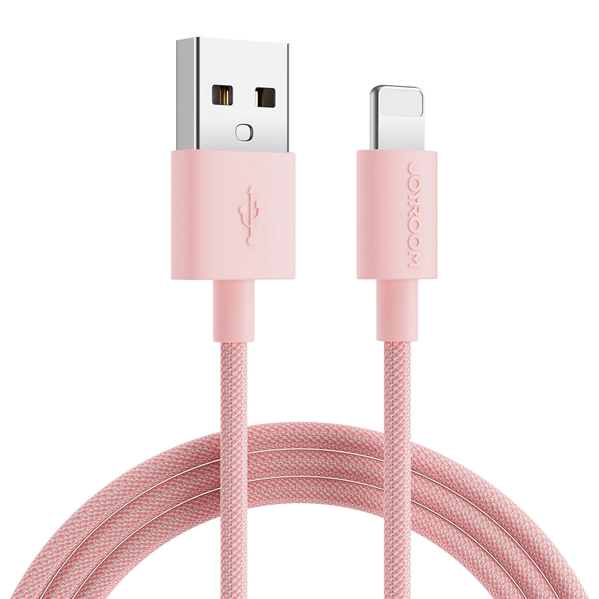 Joyroom Colorful Data Cable S-2030M13 USB-A / Lightning 2.4A 2m - lyserød