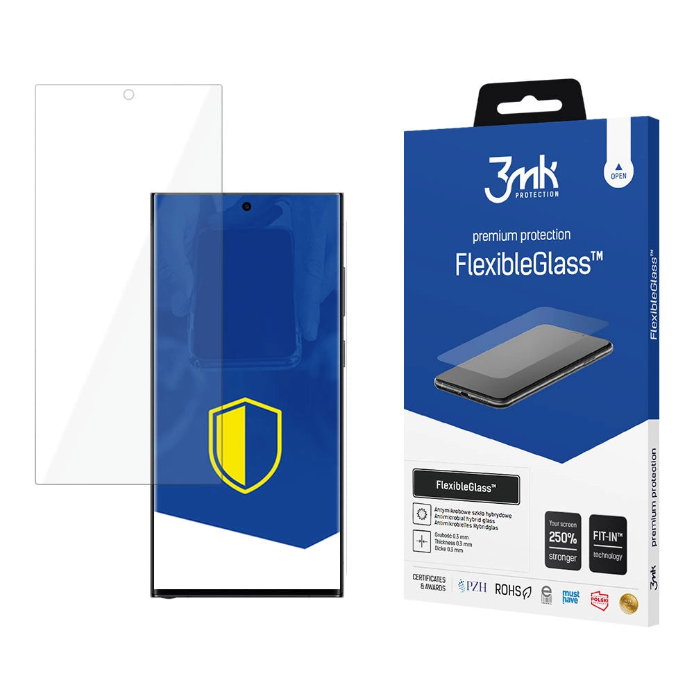 3mk FlexibleGlassTM hybridglas til Samsung Galaxy S24 Ultra