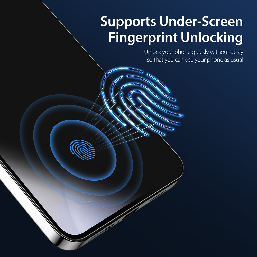 Dux Ducis Glass Privacy til Samsung S24 - med sort ramme