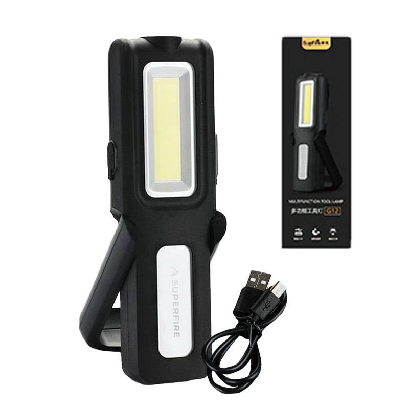 Fabrikantens lommelygte Superfire G12, 566lm, USB