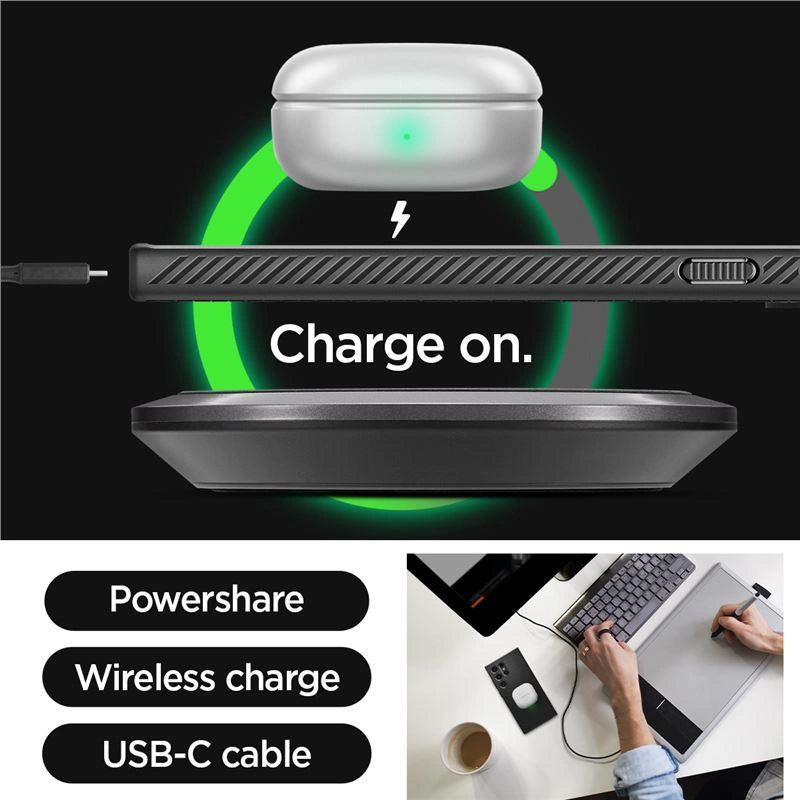 Spigen Liquid Air Case for Samsung Galaxy S24 Ultra - Matte Black