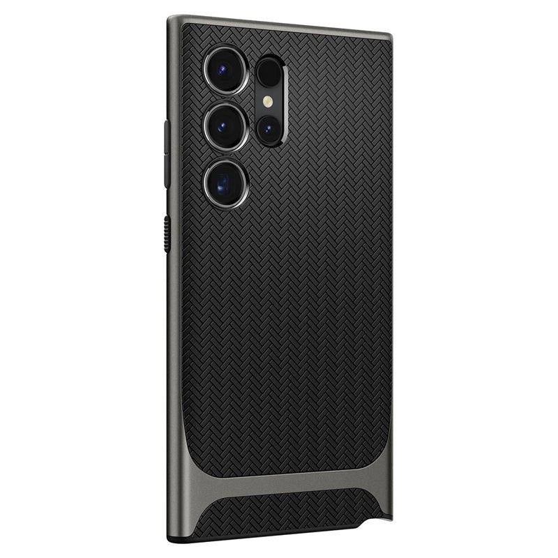 Spigen Neo Hybrid Case for Samsung Galaxy S24 Ultra - Metallic Gray
