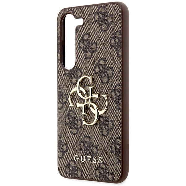 Guess 4G Big Metal Logo Case til Samsung Galaxy S24+ - Brunt
