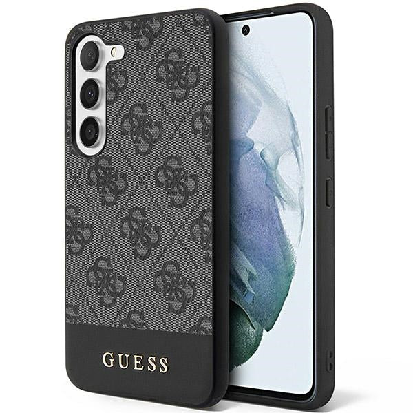 Guess 4G Stripe Collection-kasse til Samsung Galaxy S24+ - sort