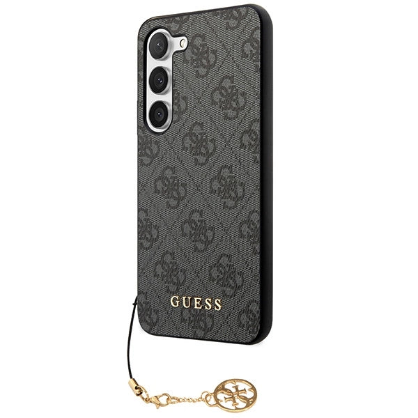 Guess 4G Charms Collection-kasse til Samsung Galaxy S24+ - sort