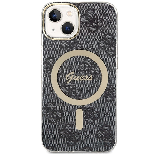 Guess 4G MagSafe-hylster til iPhone 15 Plus / 14 Plus - sort