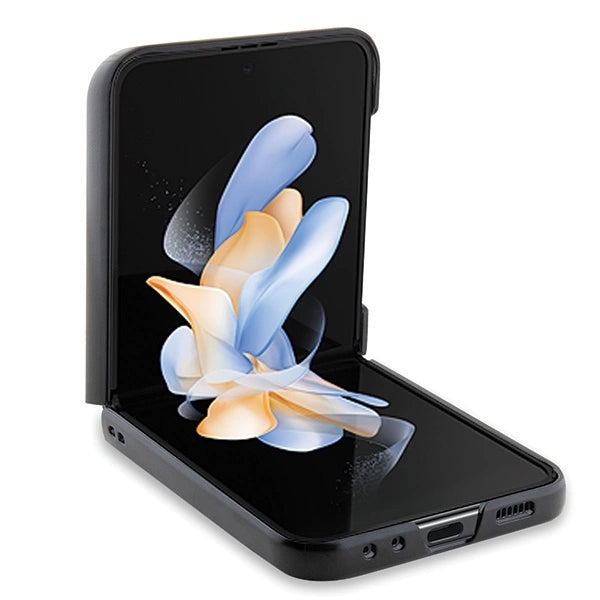 Karl Lagerfeld Saffiano Monogram Choupette Pin case for Samsung Galaxy Z Flip 5 - black