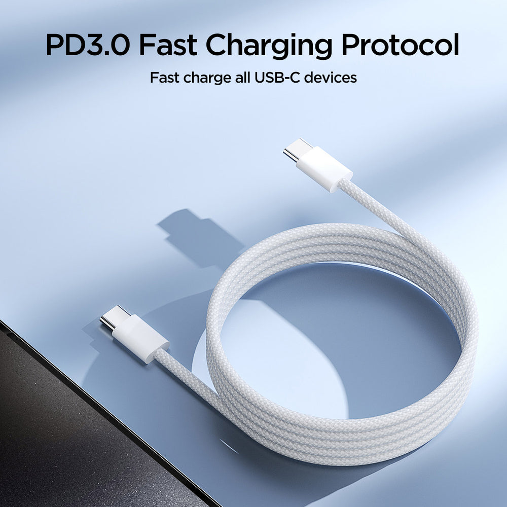 Joyroom Ben Series S-A45 USB-C / USB-C 60W Cable 1 m - White