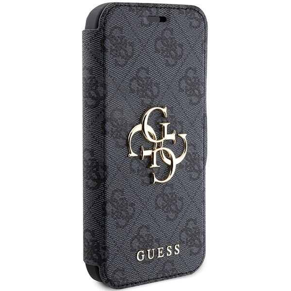 Guess 4G Metal Logo-hylster til iPhone 15 Pro - grå