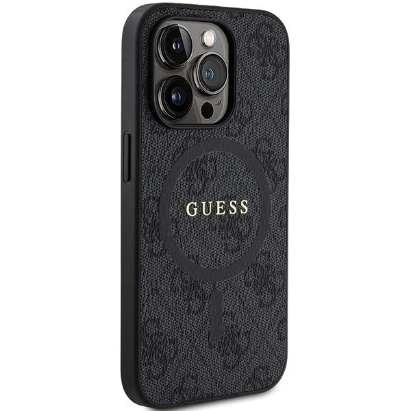 Guess 4G Collection MagSafe Case til iPhone 14 Pro - sort