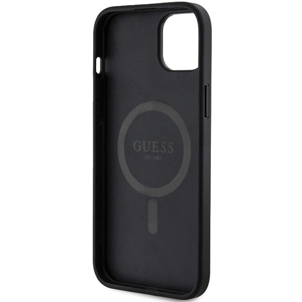Guess 4G Collection MagSafe Case til iPhone 14/15/13 - sort