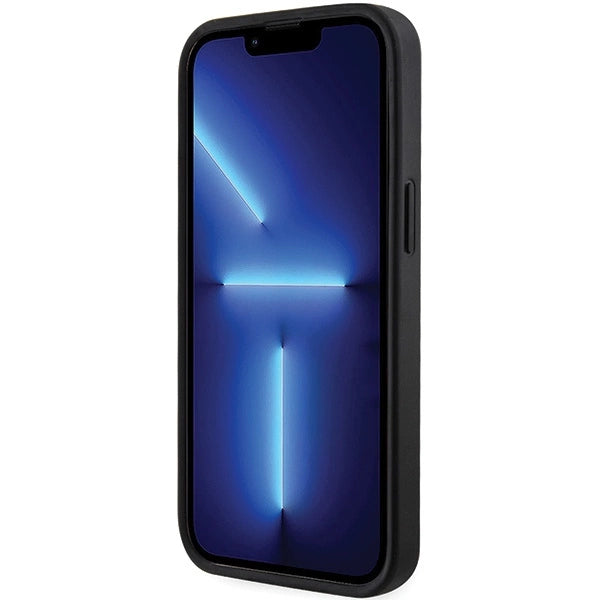 Guess GCube Stripes MagSafe fodtøj til iPhone 15 / 14 / 13 - sort