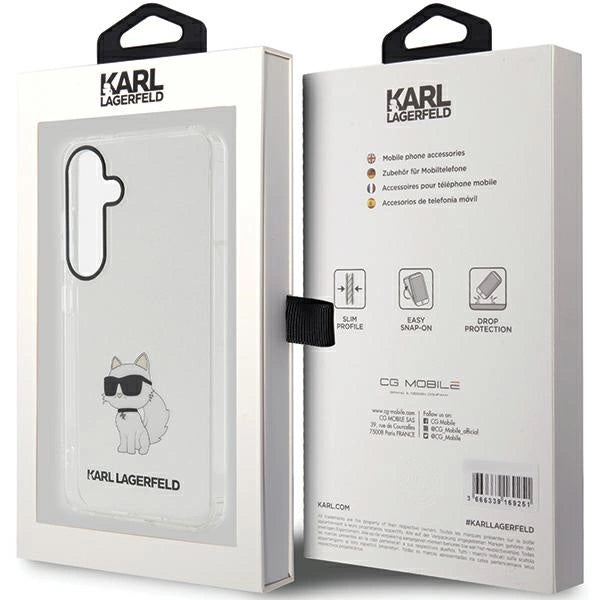 Karl Lagerfeld KLHCS24MHNCHTCT S24+ S926 transparent hardcase IML Choupette