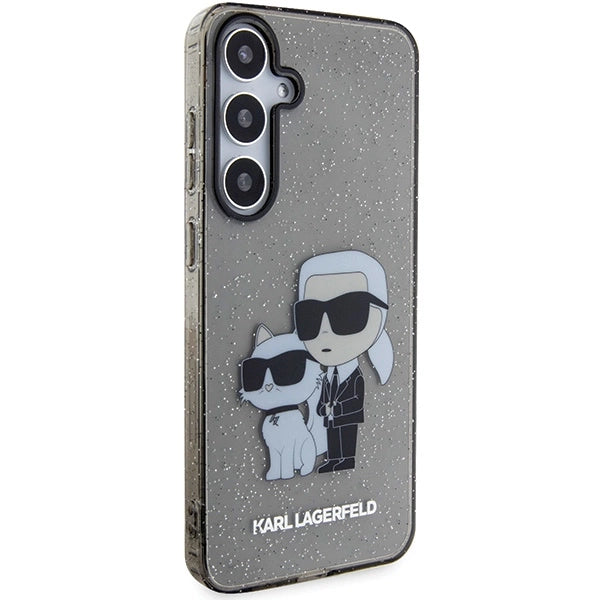 Karl Lagerfeld KLHCS24MHNKCTGK S24+ S926 black/black hardcase Glitter Karl&Choupette