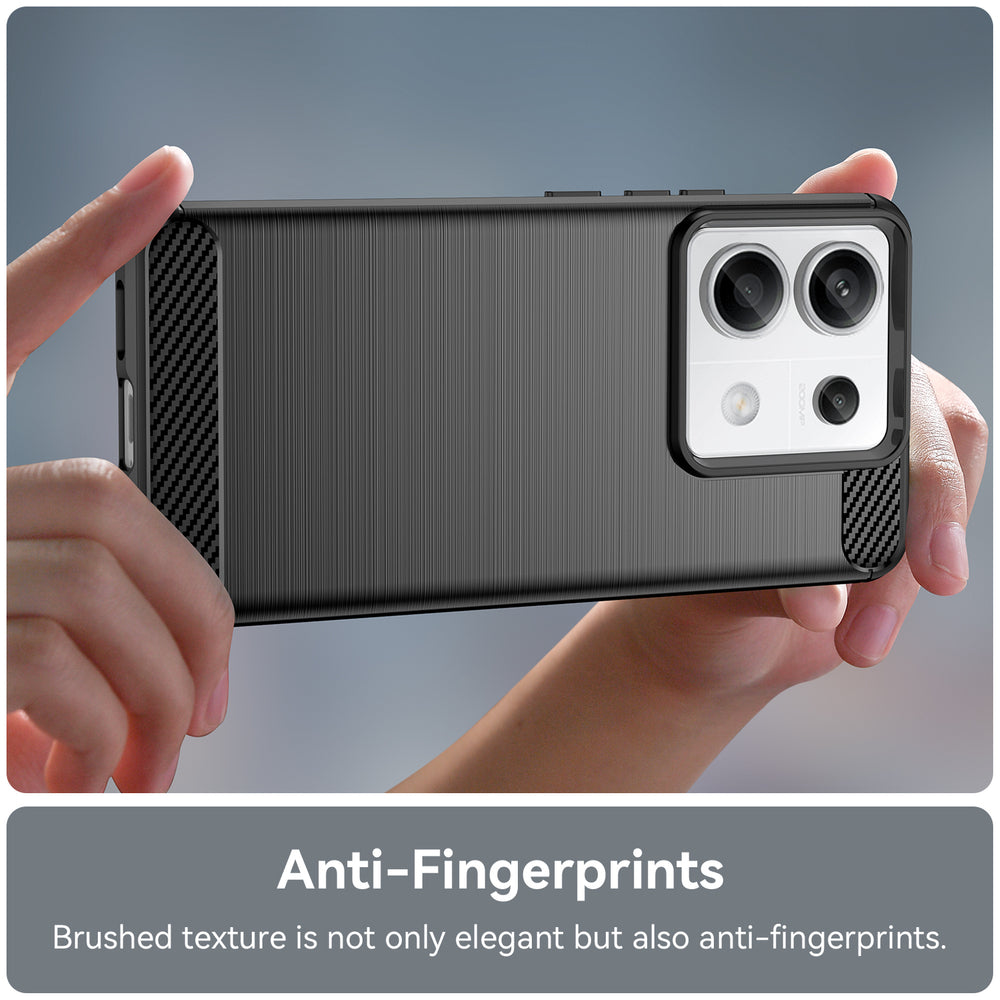 Carbon Case til Xiaomi Redmi Note 13 5G - sort