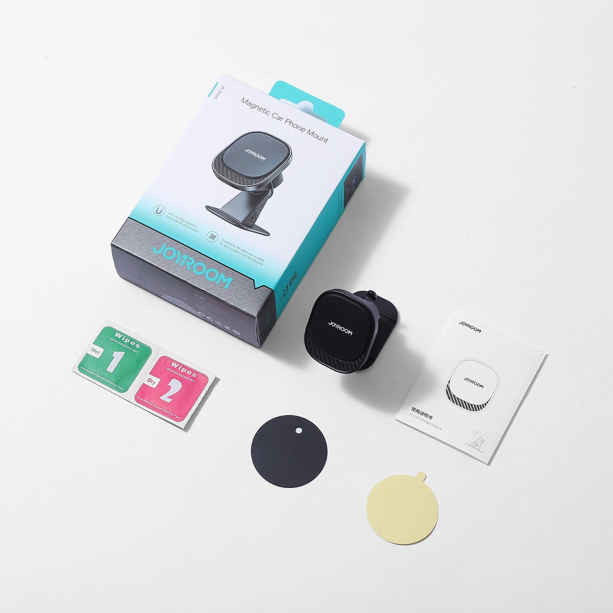 Joyroom JR-ZS400 magnetisk biltelefonholder på instrumentbrættet - sort