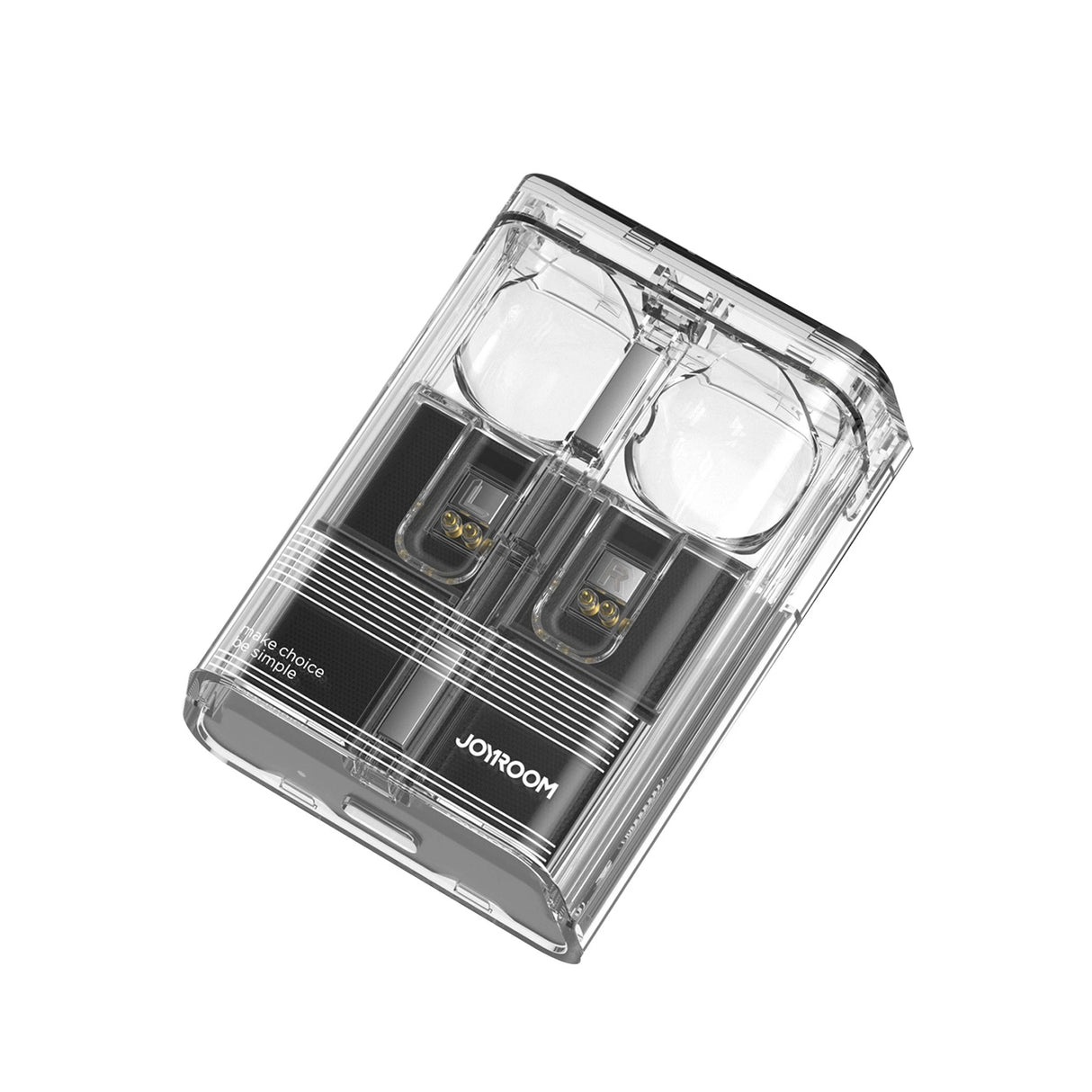 TWS Joyroom JR-TC1 IceLens Series trådløse hovedtelefoner med LED-lys - sort