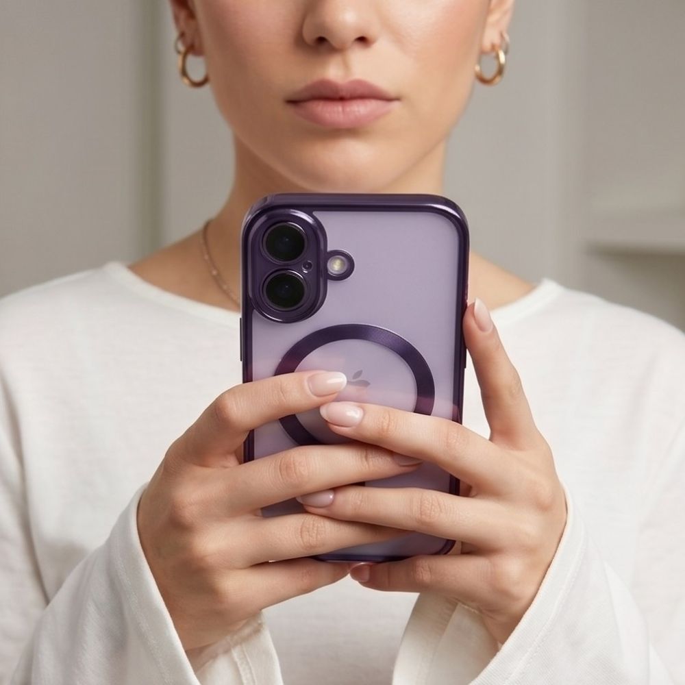 Tech Protect Magflex Magsafe Iphone 17 Shiny Lavendel