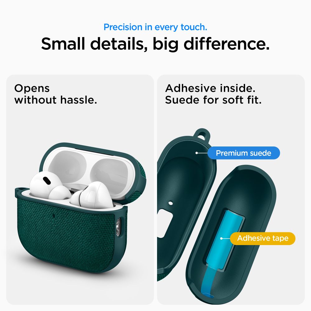 Spigen Urban Fit Apple Airpods Pro 3 Midnatsgrøn