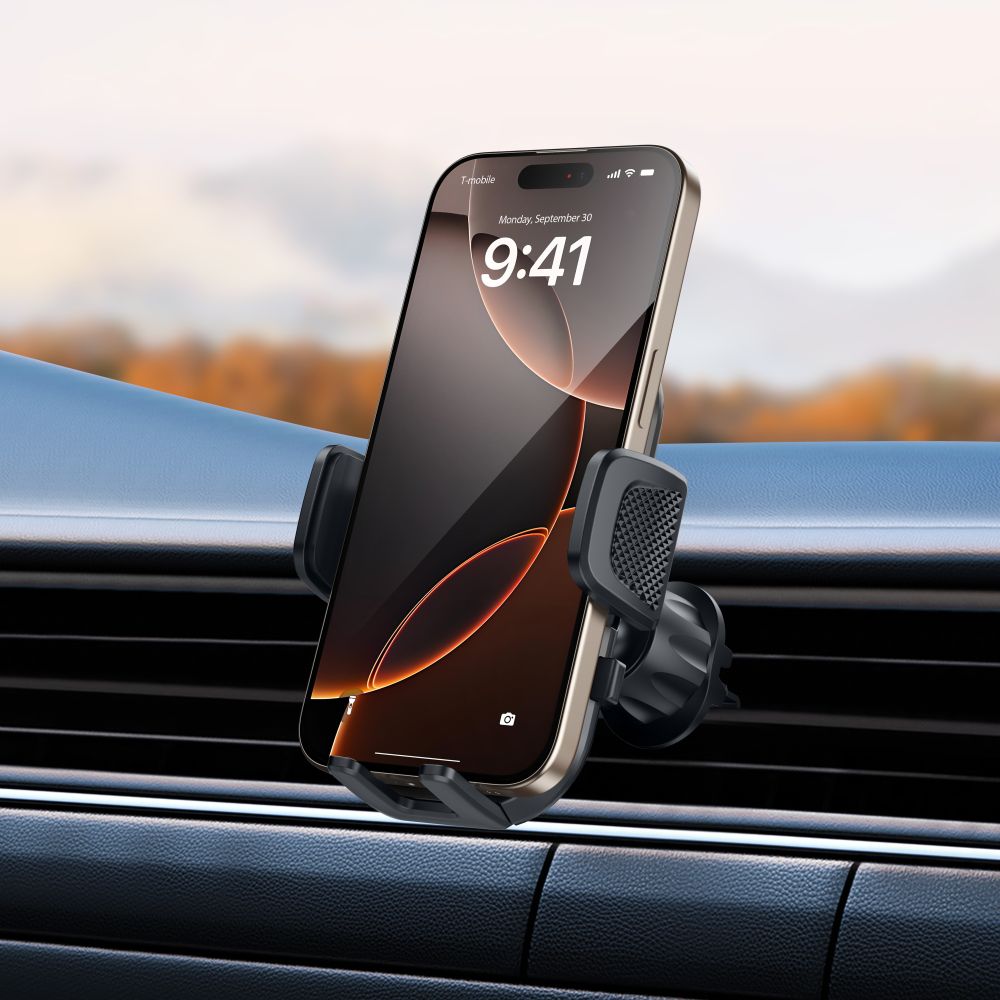 Tech Protect V8 Universal Bilholder Med Lang Arm Til Instrumentbræt Og Forrude, Sort