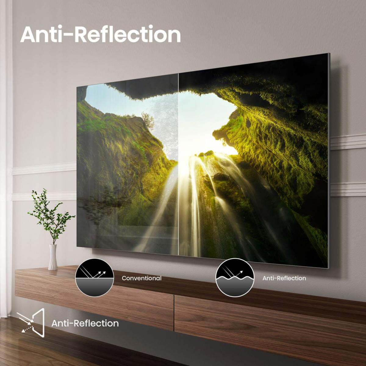 Hisense 55U7Q PRO 139,7 cm (55") 4K Ultra HD Smart TV Wi-Fi Sort 500 cd/m²