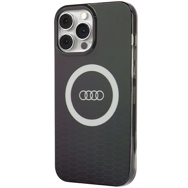 Audi IML Big Logo MagSafe-hylster til iPhone 13 Pro Max - sort