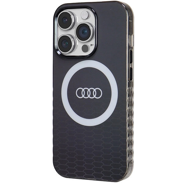 Audi IML Big Logo MagSafe-hylster til iPhone 14 Pro - sort