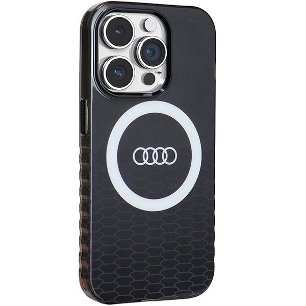 Audi IML Big Logo MagSafe-hylster til iPhone 14 Pro - sort