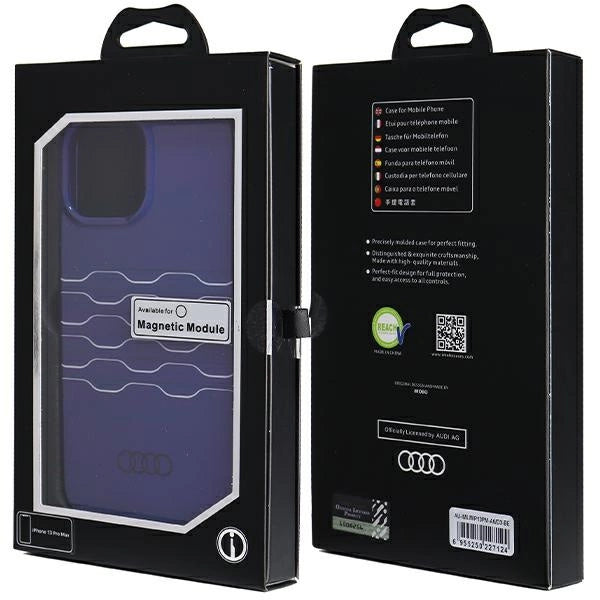 Audi IML MagSafe-fodral til iPhone 13 Pro Max - blå