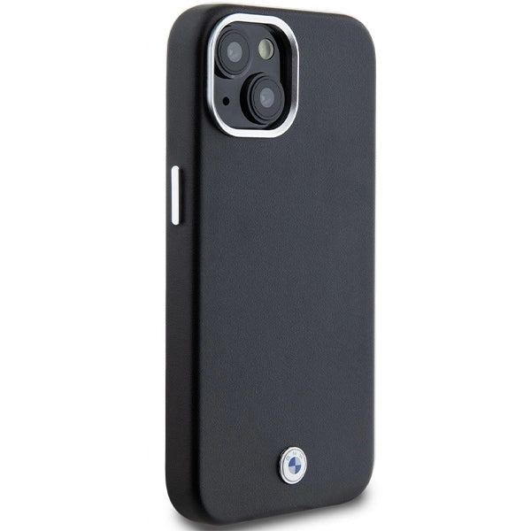 BMW Signature Wrapped Metal MagSafe Case til iPhone 15/14/13 - sort