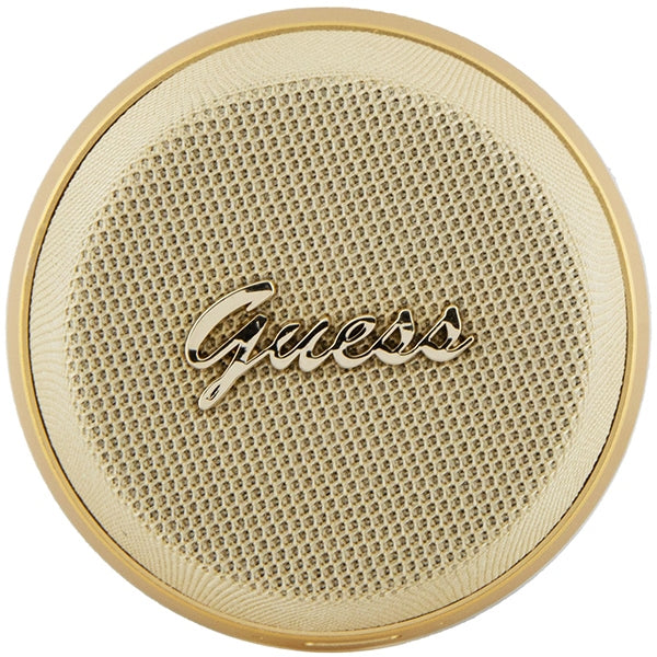 Guess Magnetic Script Metal Bluetooth-højttaler - guld