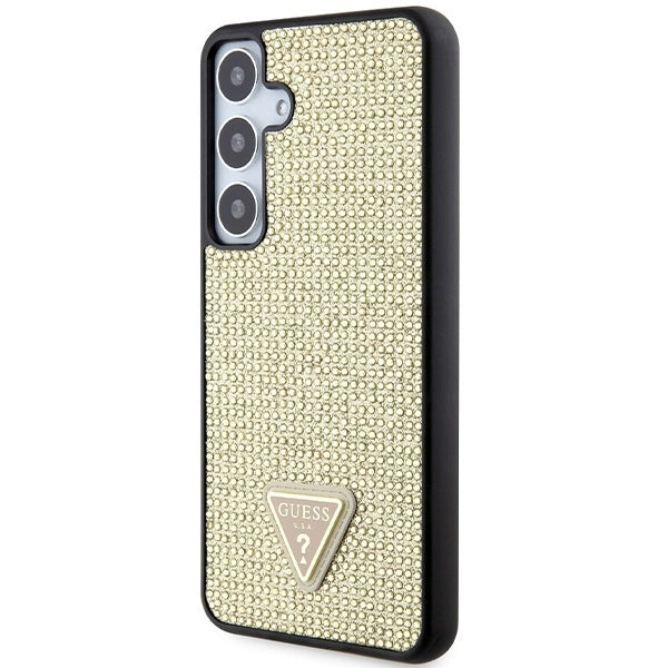 Guess Rhinestone Triangle case til Samsung Galaxy S24+ - guld