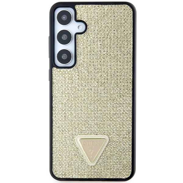 Guess Rhinestone Triangle case til Samsung Galaxy S24+ - guld