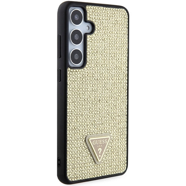 Guess Rhinestone Triangle case til Samsung Galaxy S24+ - guld