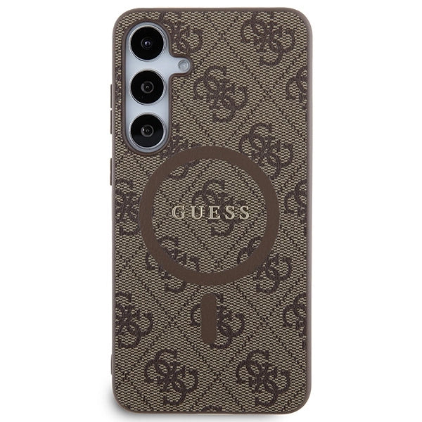 Guess 4G Collection MagSafe-foder for Samsung Galaxy S24+ - brun