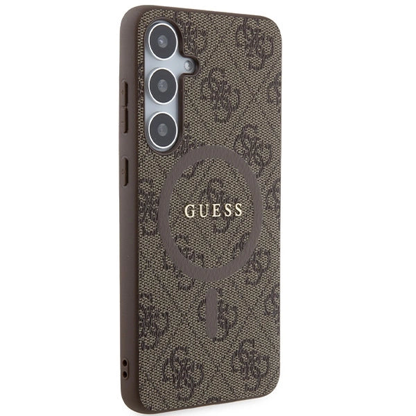 Guess 4G Collection MagSafe-foder for Samsung Galaxy S24+ - brun