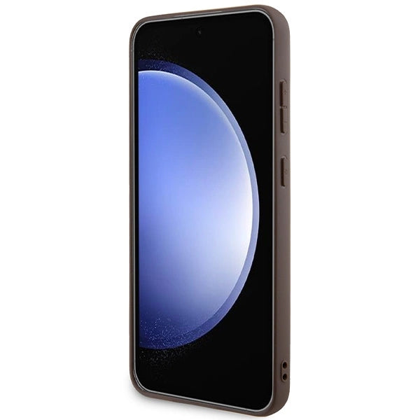 Guess 4G Collection MagSafe-foder for Samsung Galaxy S24+ - brun