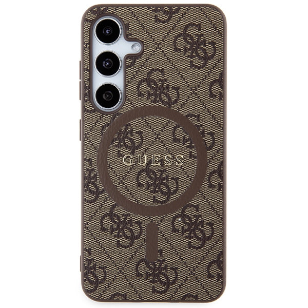 Guess 4G Collection MagSafe Case til Samsung Galaxy S24 - Brunt