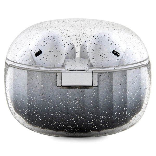 Guess Glitter Gradient TWS Bluetooth-hovedtelefoner med dockingstation - sort