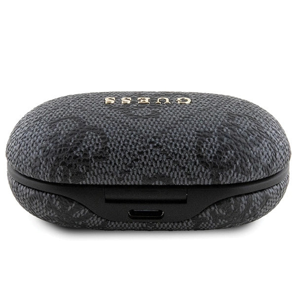 Guess 4G Metal TWS-hovedtelefoner med ENC-ladestation - sort