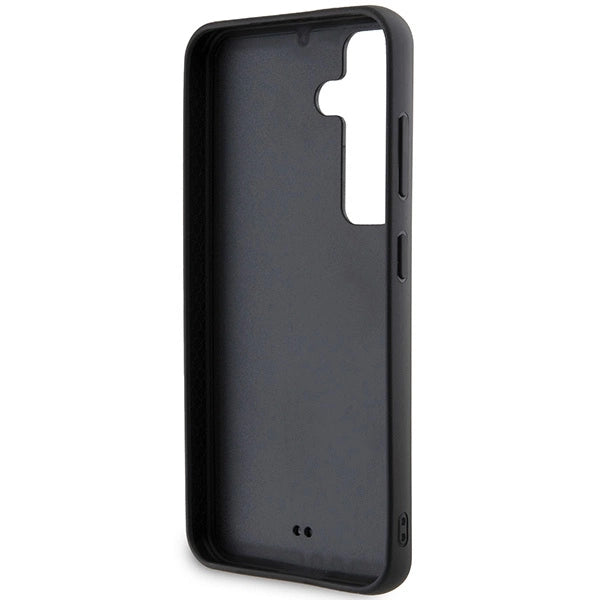 Karl Lagerfeld Rhinestone Metal Logo case for Samsung Galaxy S24 - black