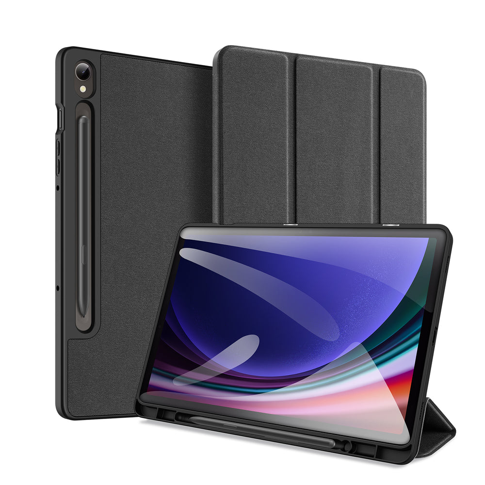 Dux Ducis Domo flip og smart sleep case til Samsung Galaxy Tab S9 - sort