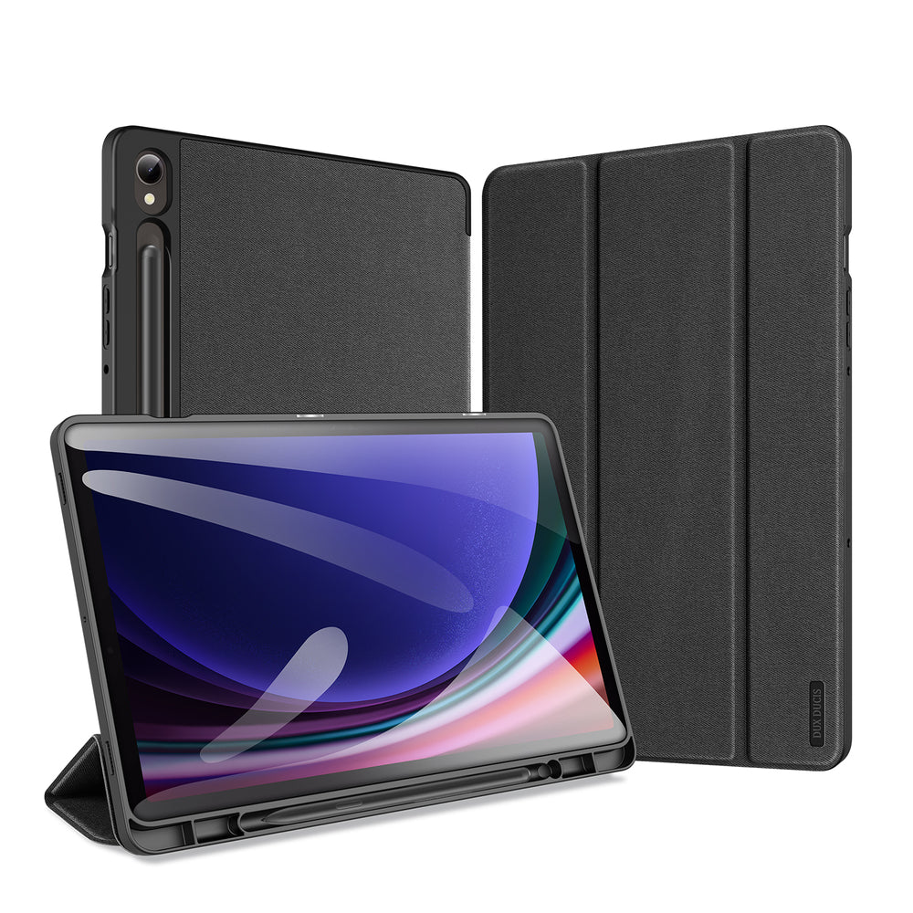 Dux Ducis Domo flip og smart sleep case til Samsung Galaxy Tab S9 - sort