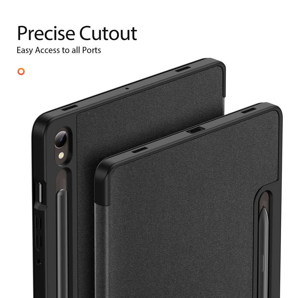 Dux Ducis Domo flip og smart sleep case til Samsung Galaxy Tab S9 - sort