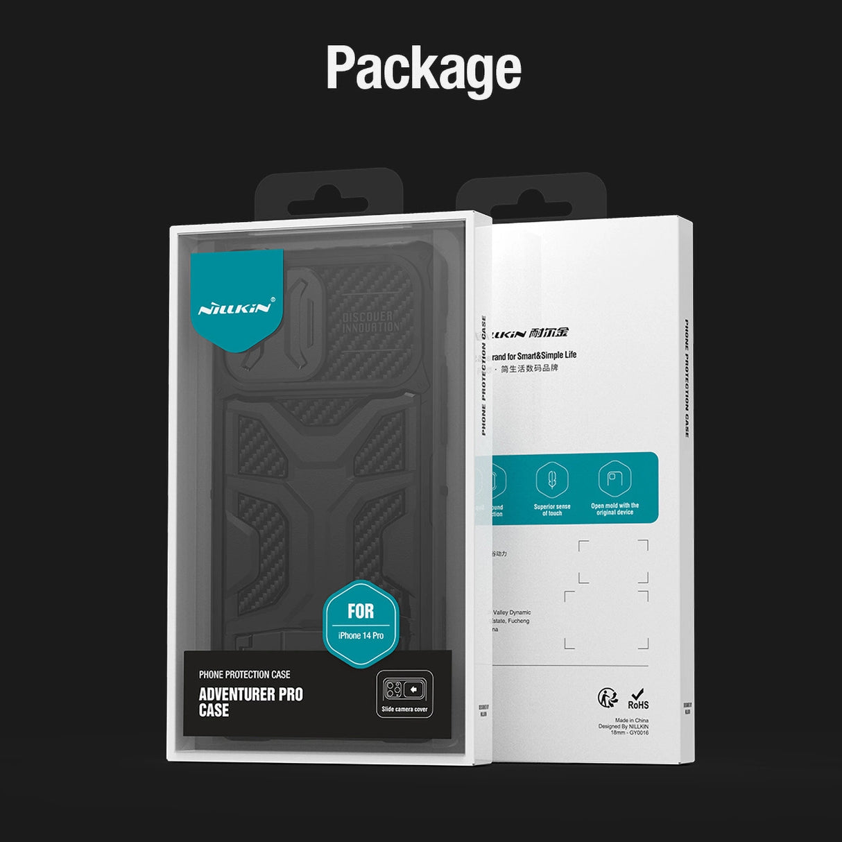 Nillkin Adventurer Pro Case til iPhone 14 Pro - sort